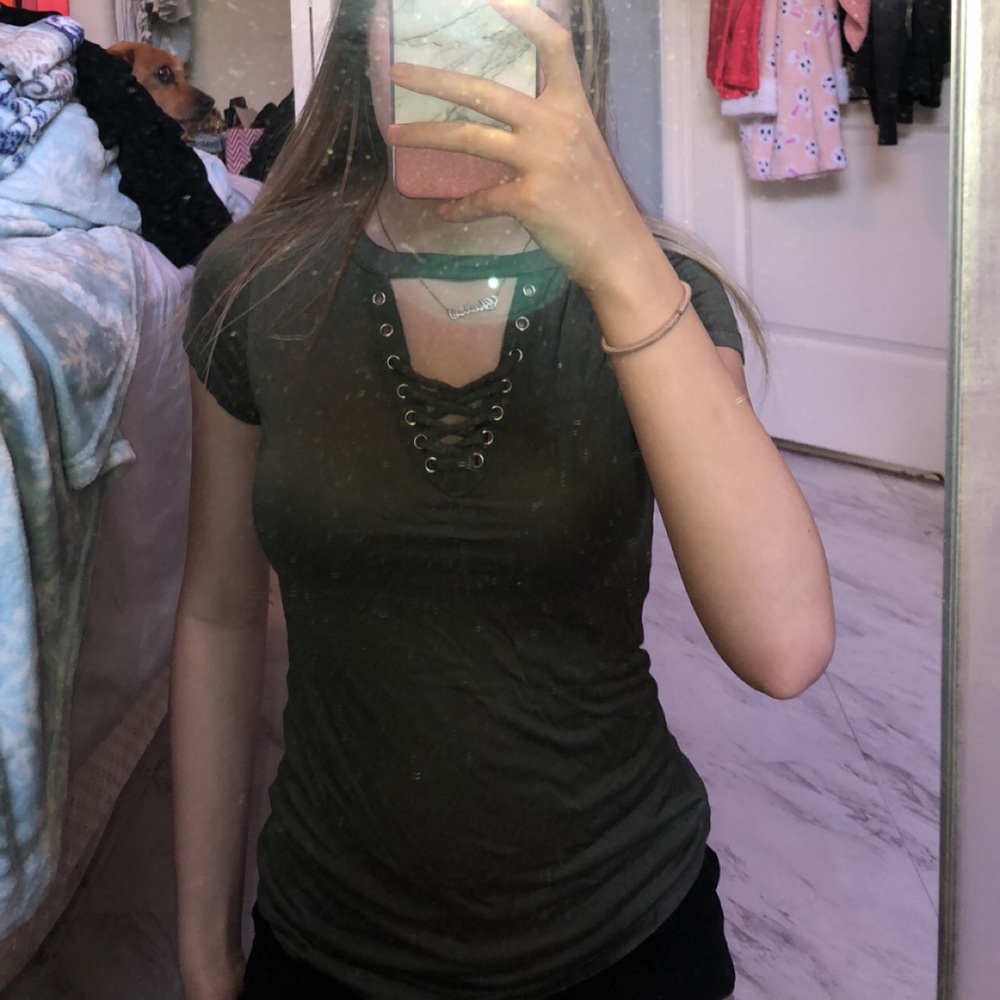 Green T-shirt
